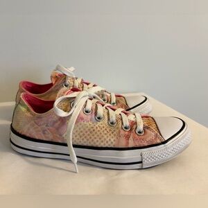 Converse All Star 553298F Pink Floral Fashion Sneakers Shoes Women's Size 7